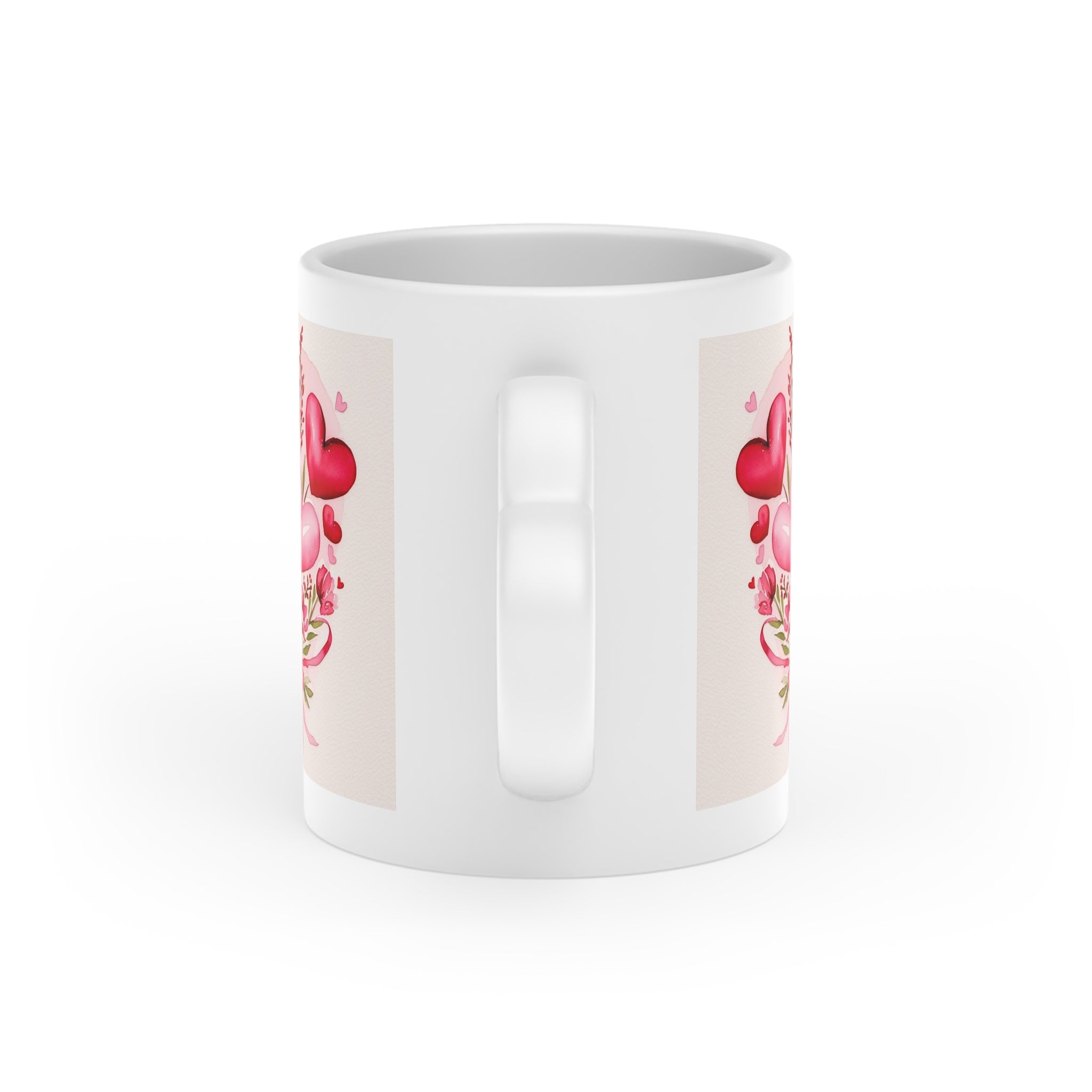 Heart-Shaped Coffee Mug - Valentine's Gift | Free Fashion