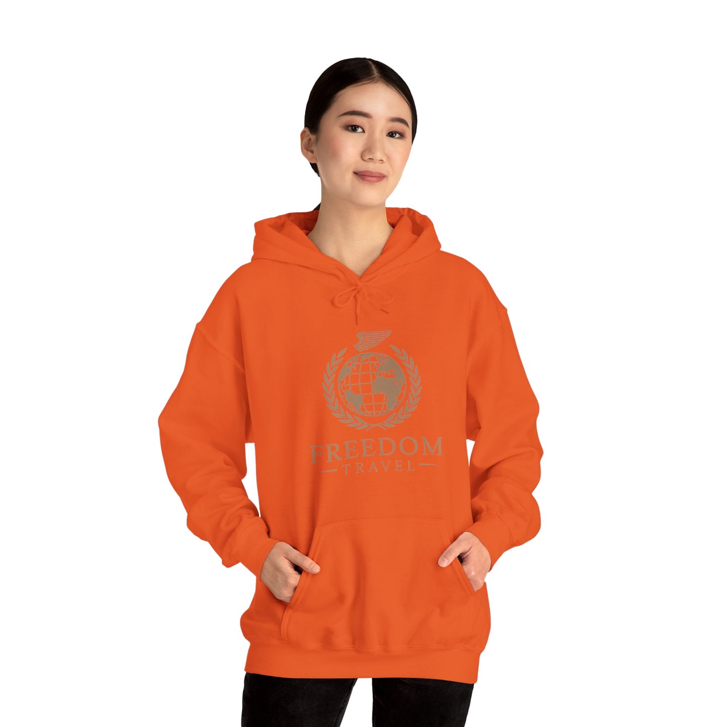 Freedom Travel Unisex Hooded Sweatshirt - Comfortable & Stylish Travel Hoodie