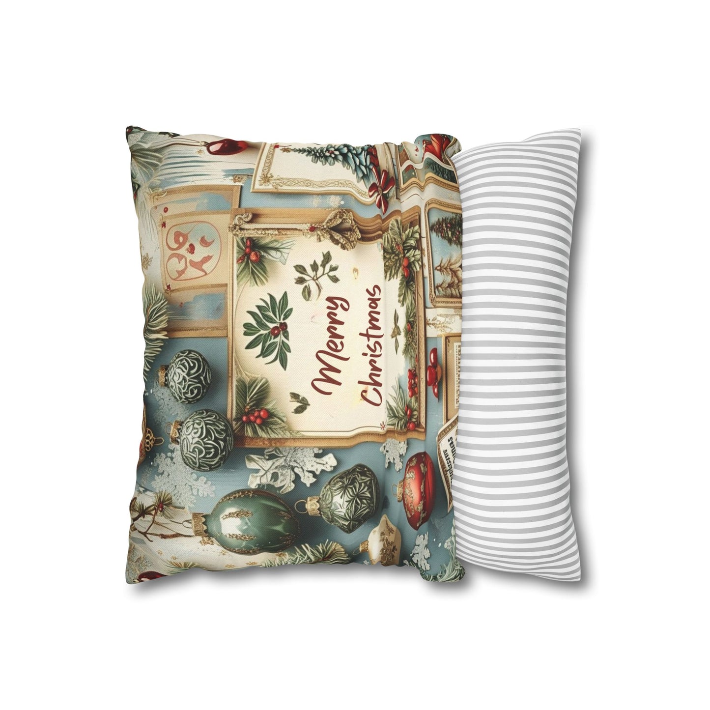 Spun Polyester Square Pillowcase