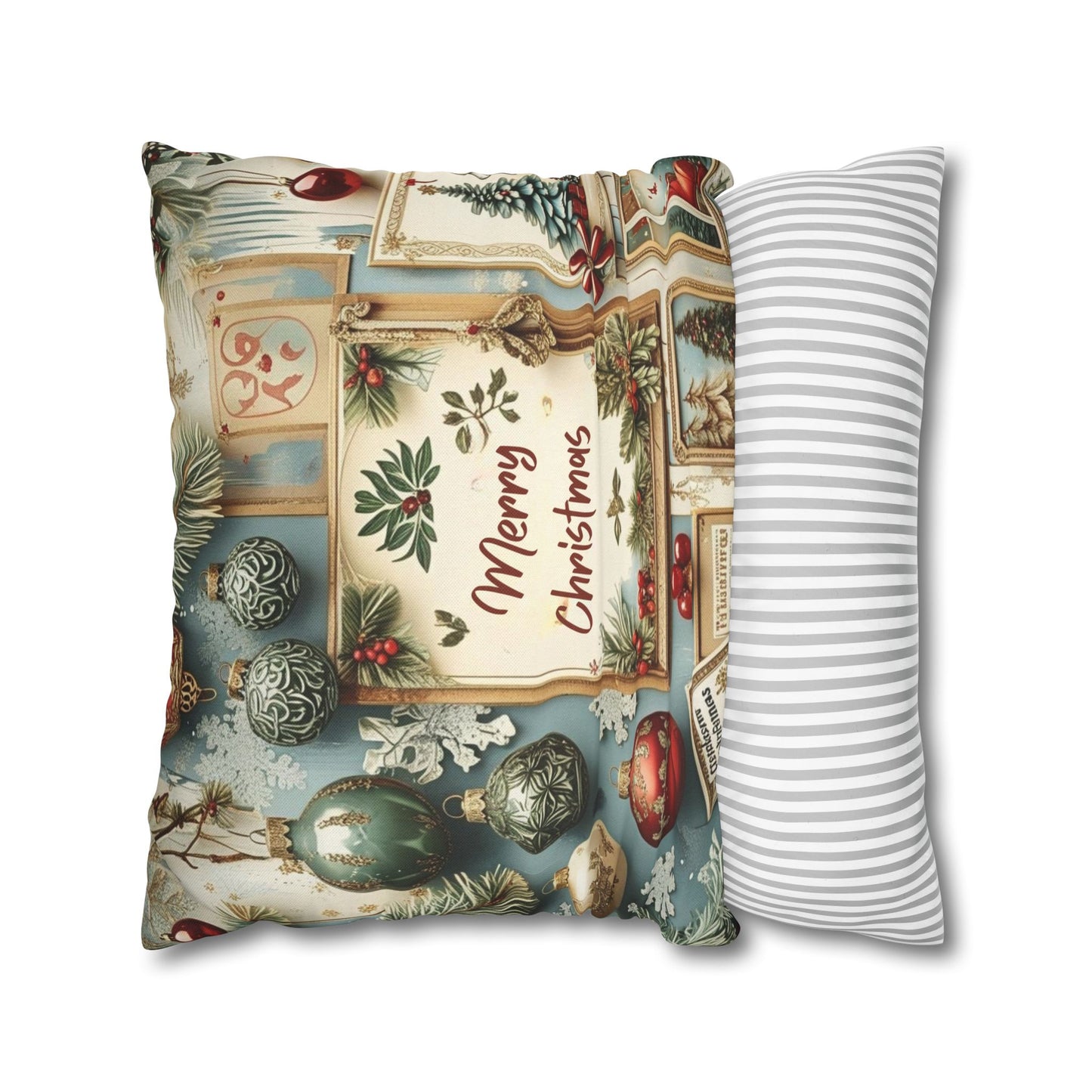 Spun Polyester Square Pillowcase