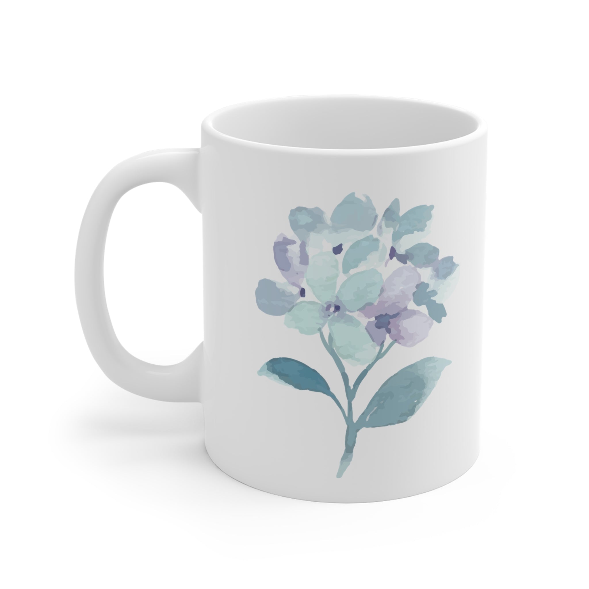 Floral Ceramic Mug - Coffee & Flower Lovers | Free Fashion Spirit