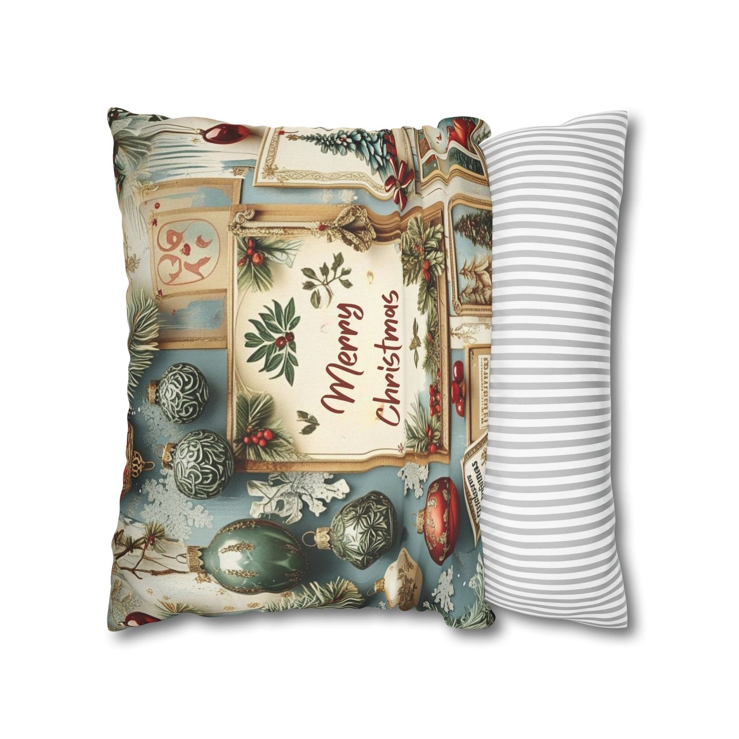 Spun Polyester Square Pillowcase