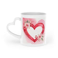  Heart-Shaped Mug - Valentine's Day Gift | Free Fashion Spirit