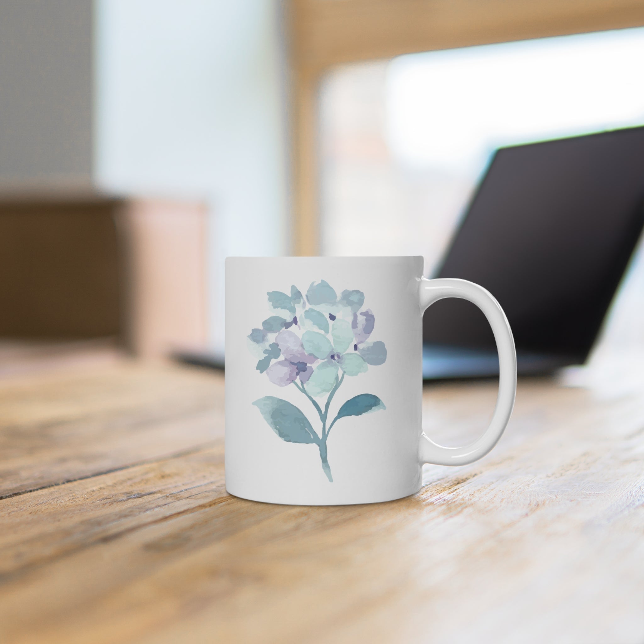 Floral Ceramic Mug - Coffee & Flower Lovers | Free Fashion Spirit