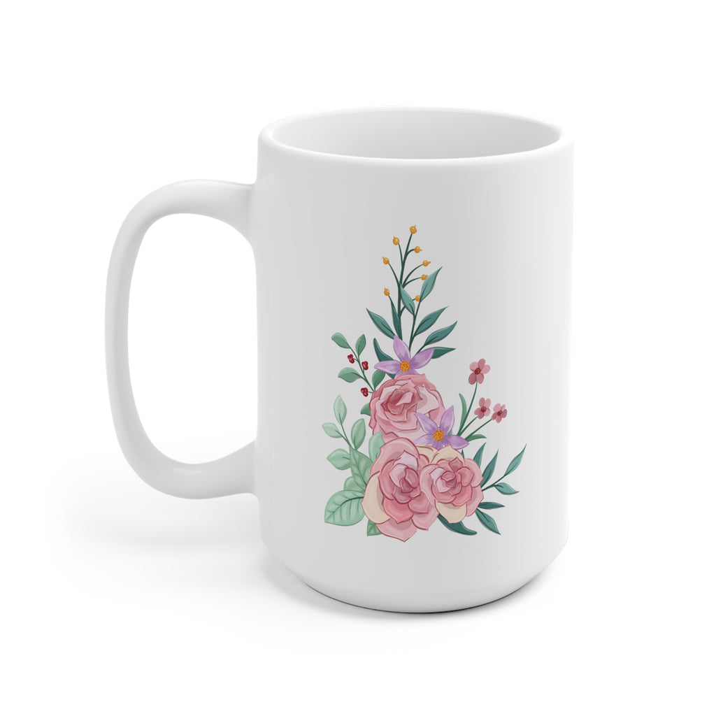 Floral Ceramic Mug - Garden Lovers Gift