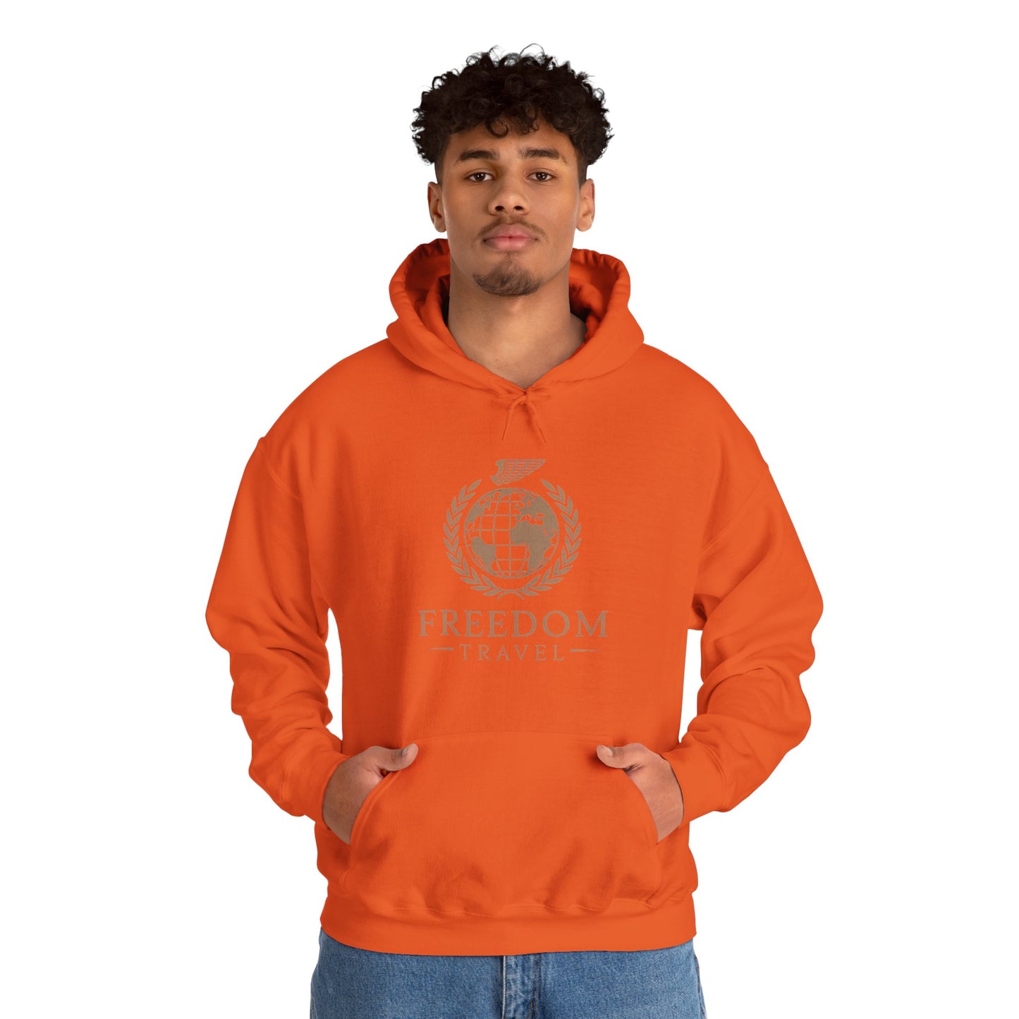 Freedom Travel Unisex Hooded Sweatshirt - Comfortable & Stylish Travel Hoodie
