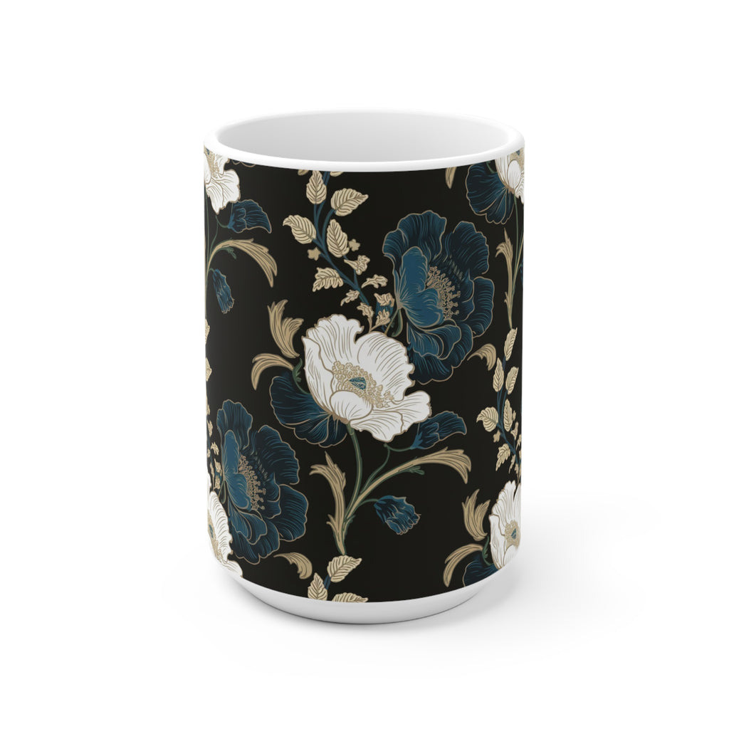 Elegant Floral Mug - Tea & Coffee Gift | Free Fashion Spirit