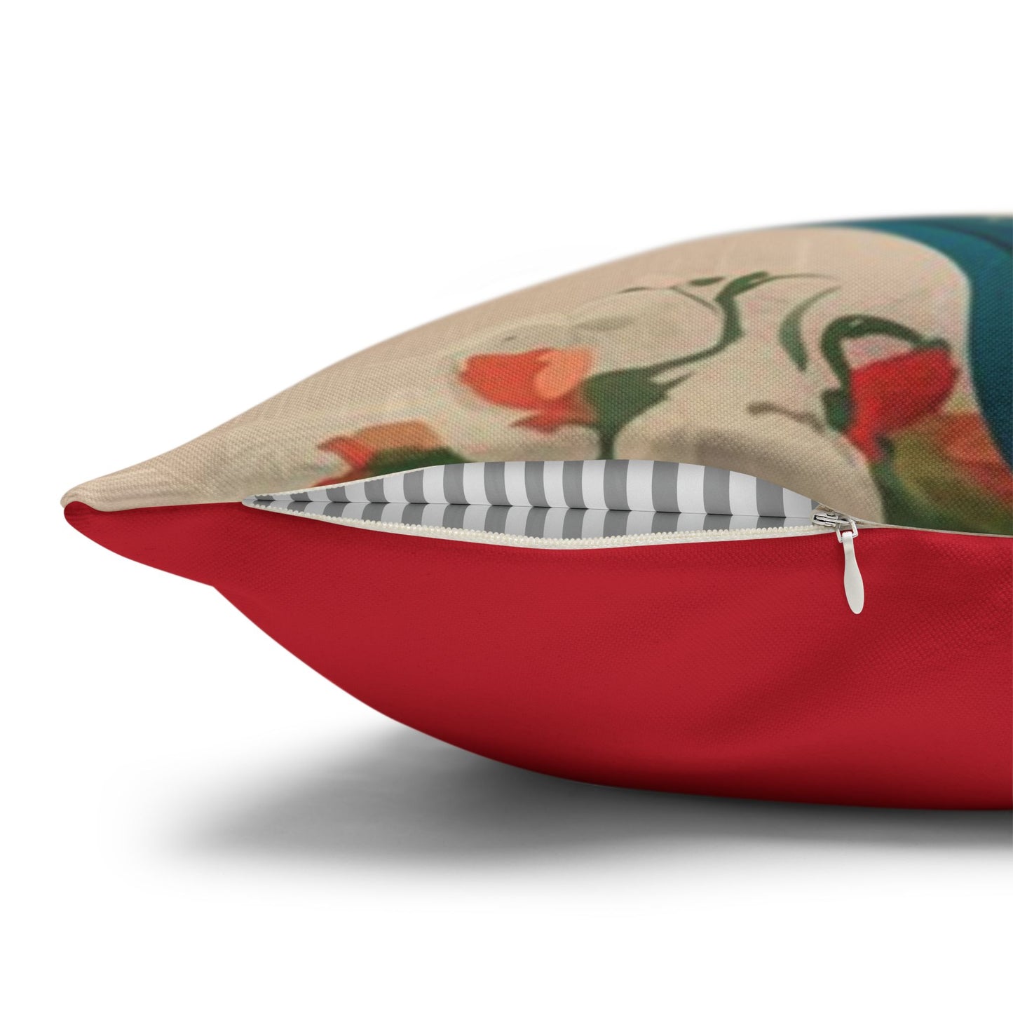 Spun Polyester Square Pillowcase