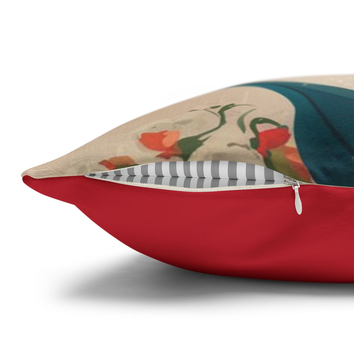 Spun Polyester Square Pillowcase