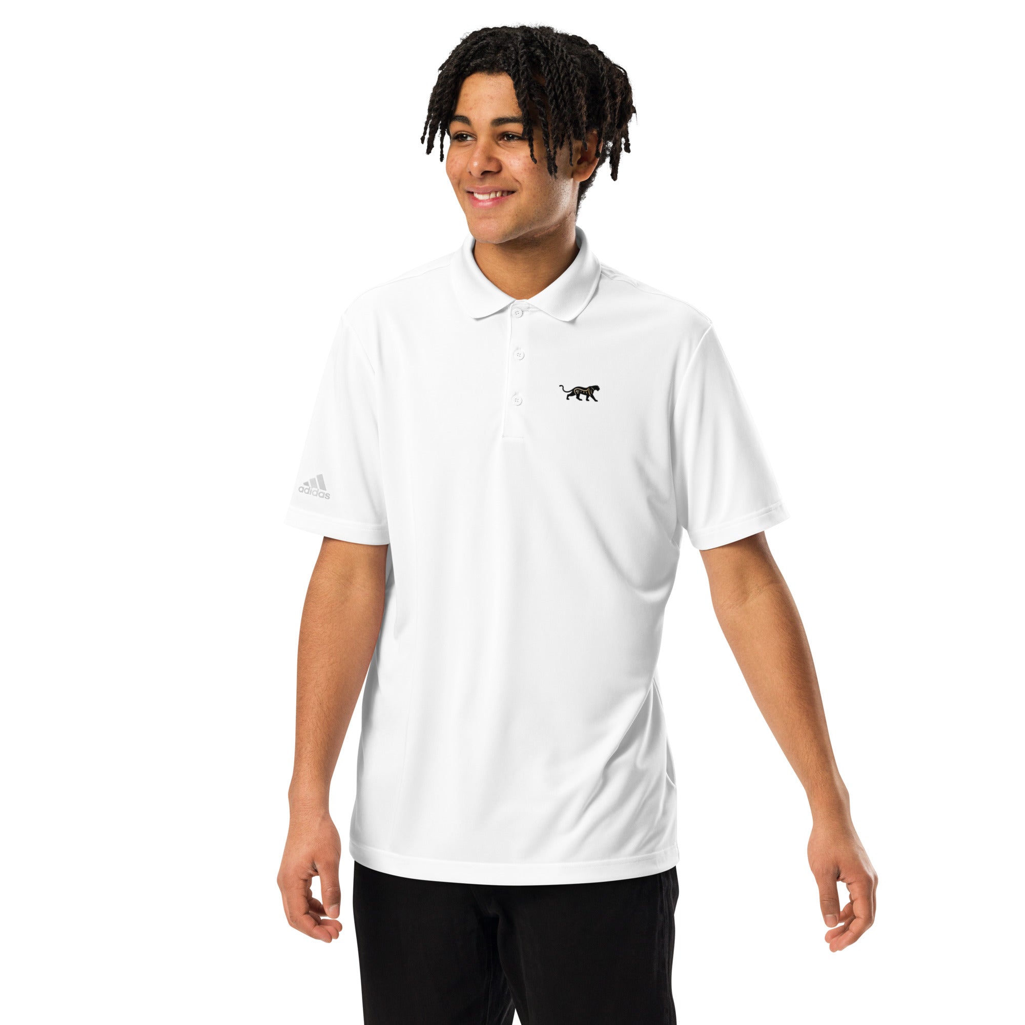 adidas premium polo shirt white 
