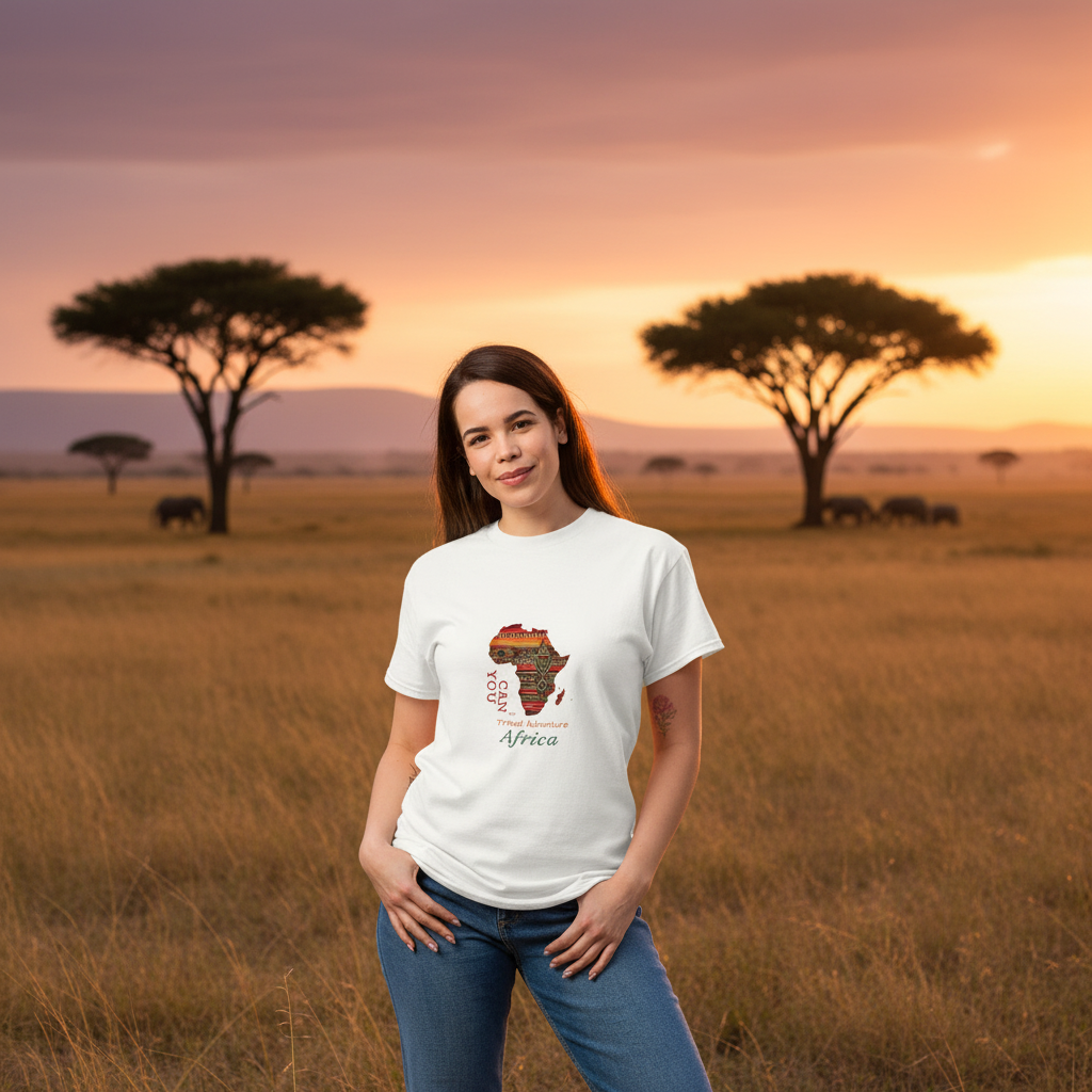 Africa T-Shirt White - Savanna