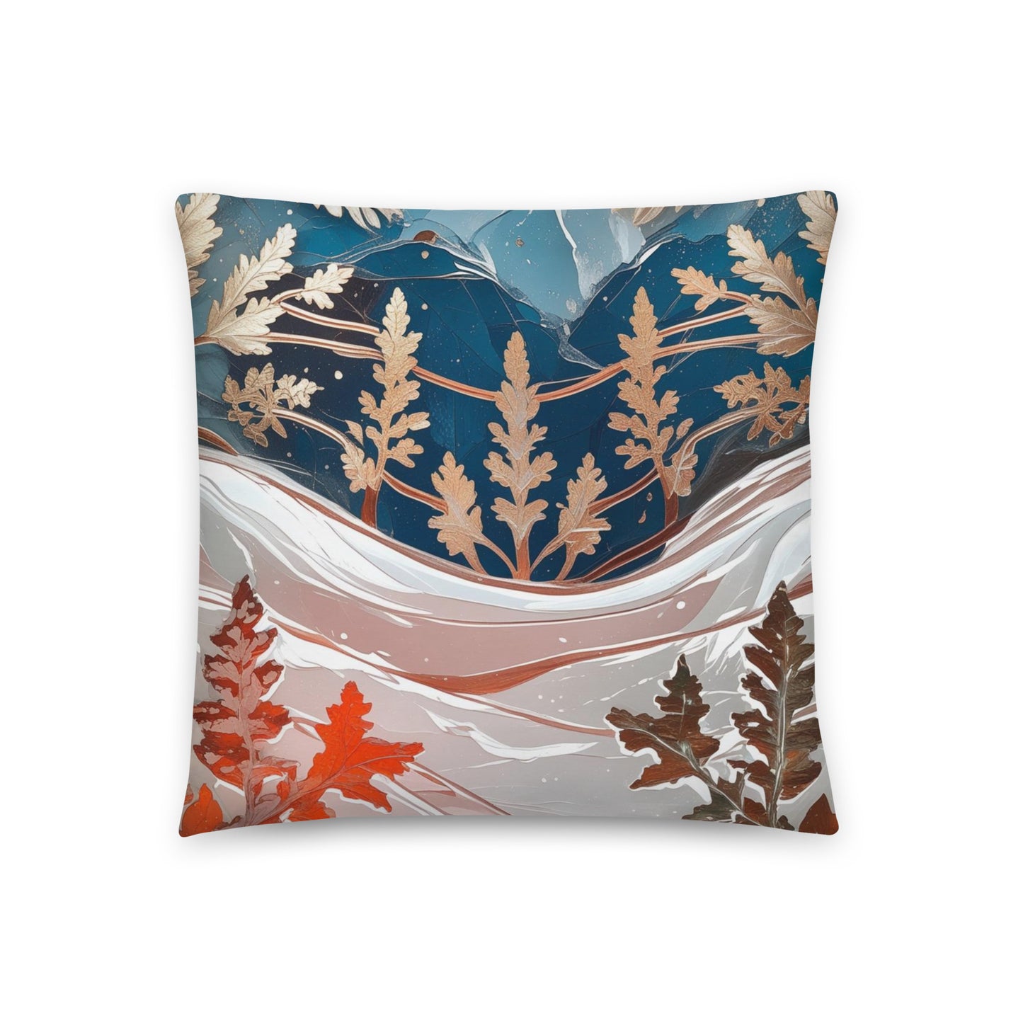 Snowman Christmas Pillow - Double-Sided Holiday Decor