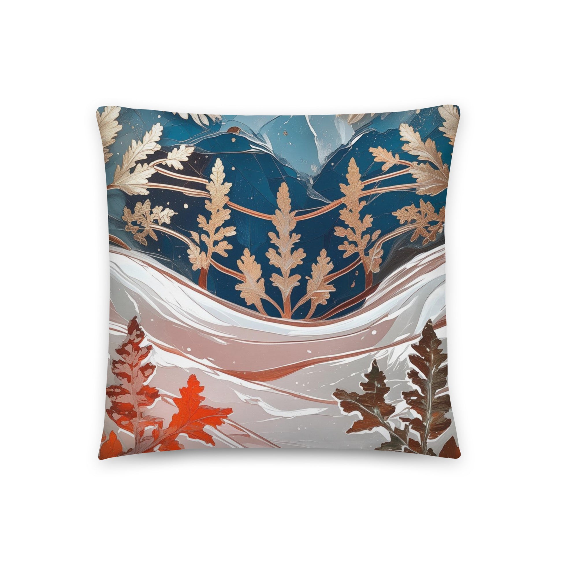 Snowman Christmas Pillow - Double-Sided Holiday Decor