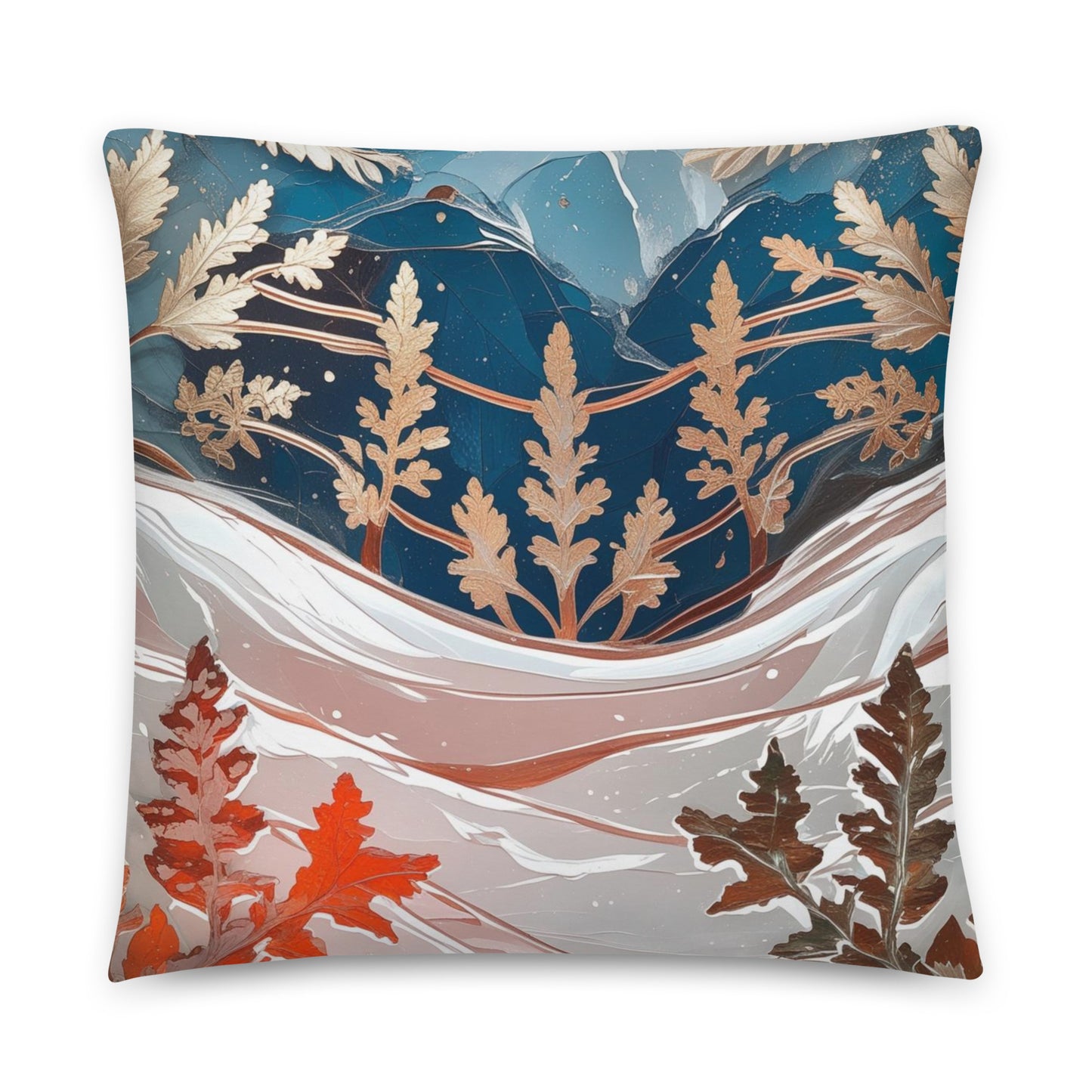 Snowman Christmas Pillow - Double-Sided Holiday Decor