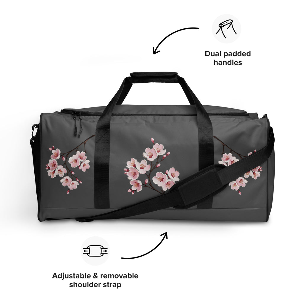 Cherry Blossom Duffle Bag - Beautiful Travel Gym Bag