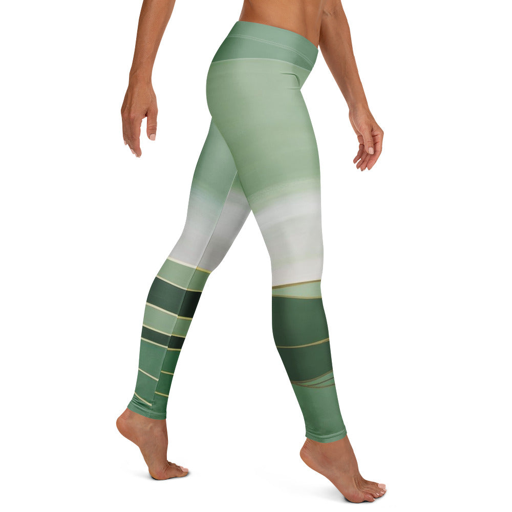 Green Leggings - Comfortable Women's Activewear