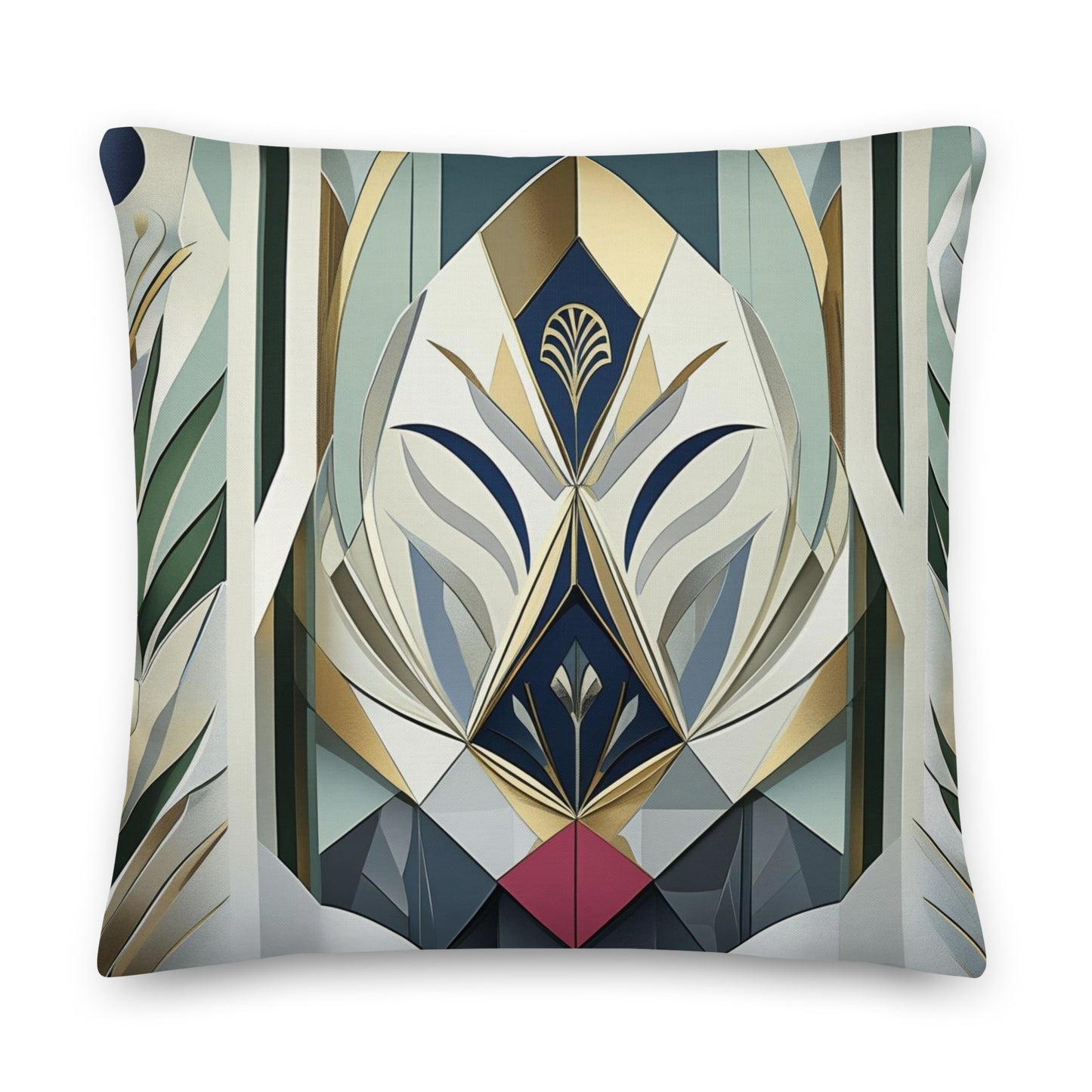 Teal Modern Premium Pillow