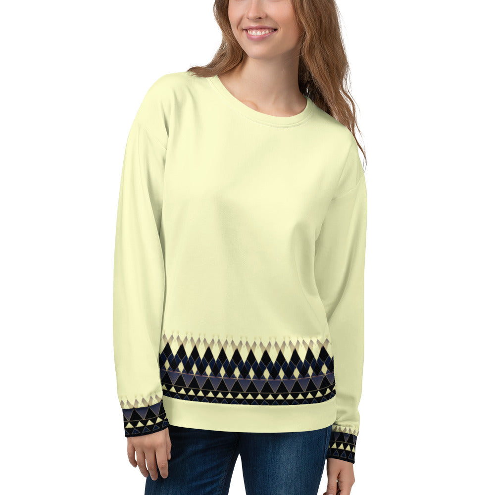 Yellow Unisex Sweatshirt - Bright Comfortable Casual Wear