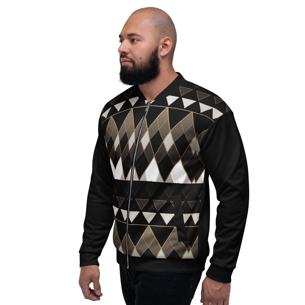 Geometry Unisex Bomber Jacket