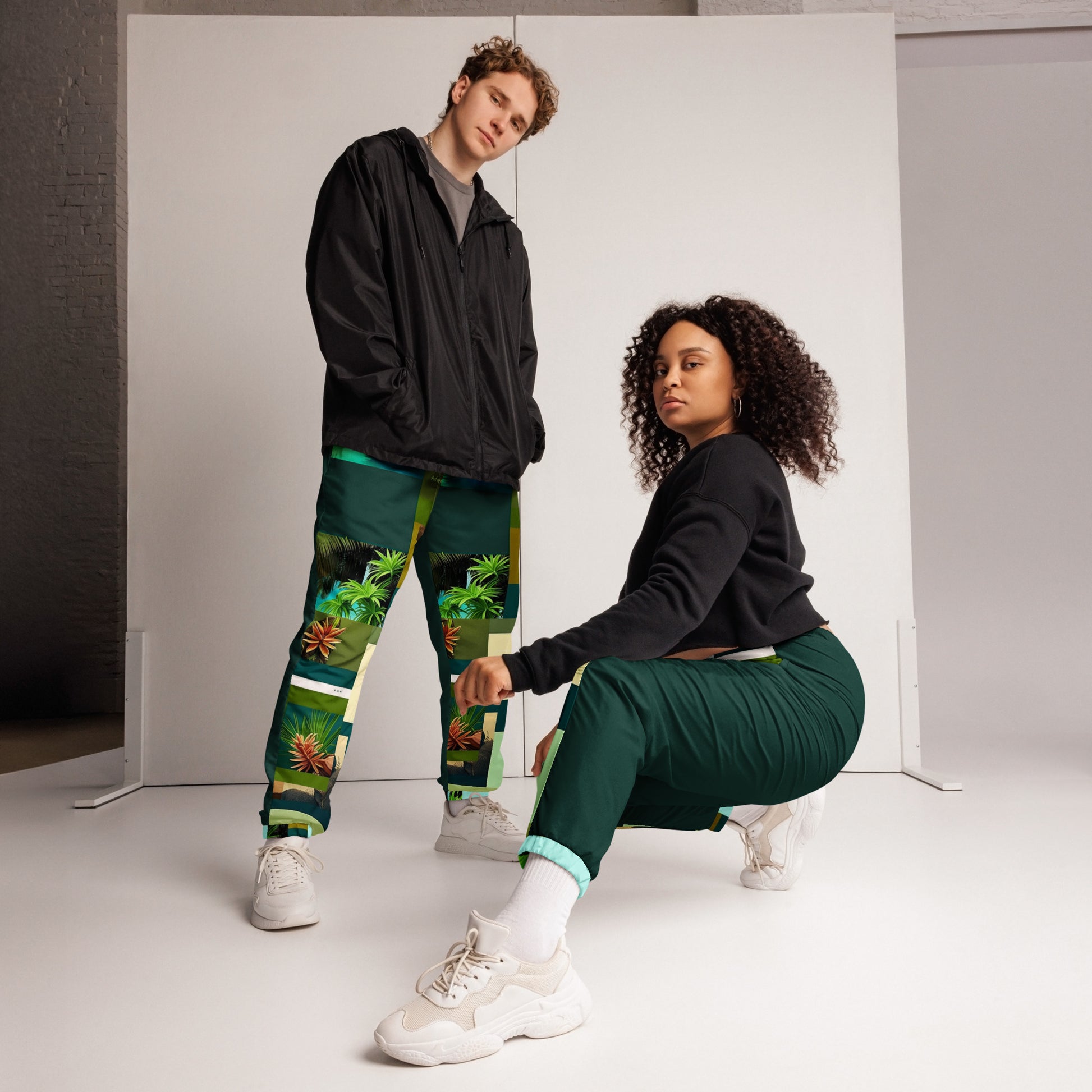 Tropical Adventure Track Pants - Comfortable Outdoor Wear