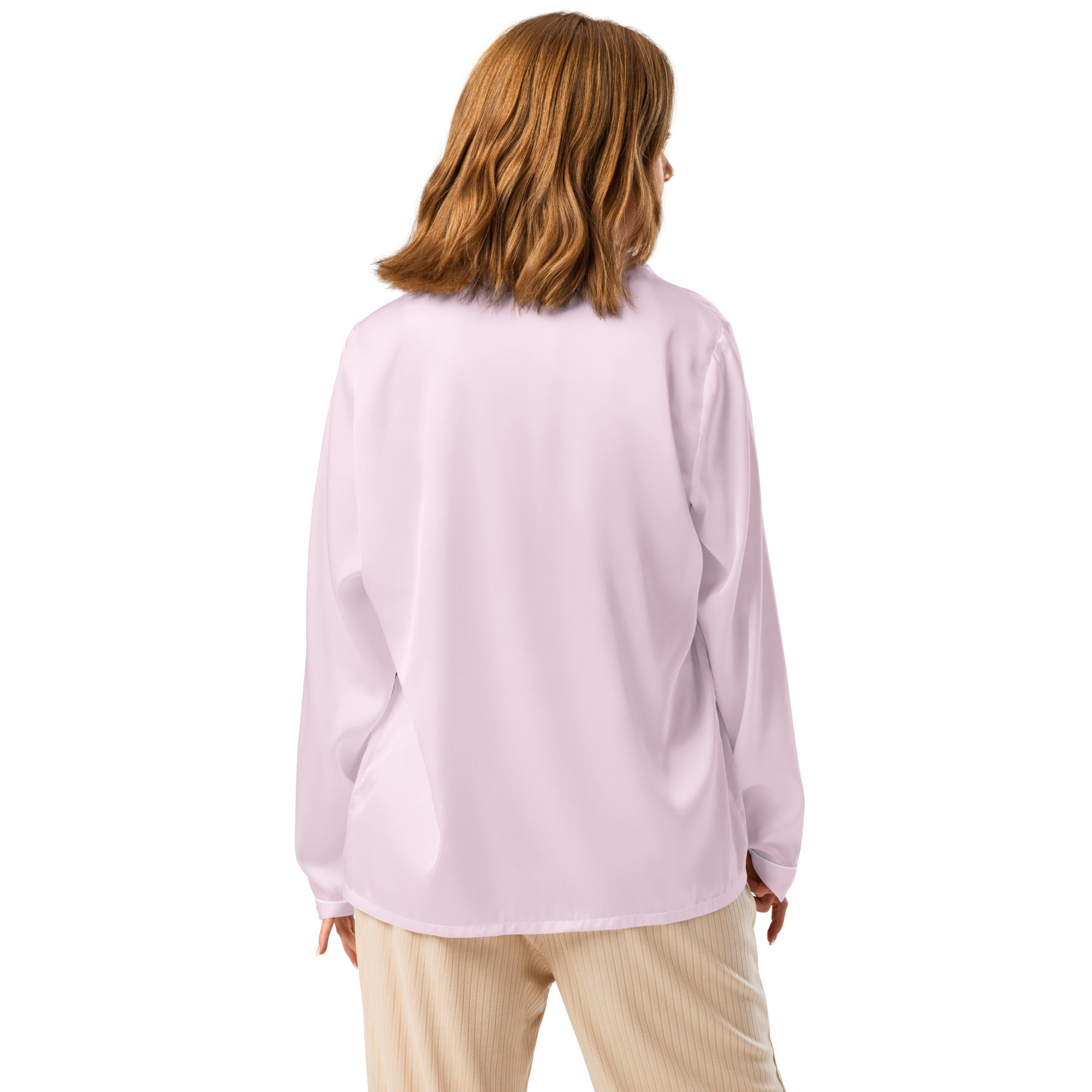 Hearts Women's Long Sleeve Pajama Top - Romantic Sleepwear