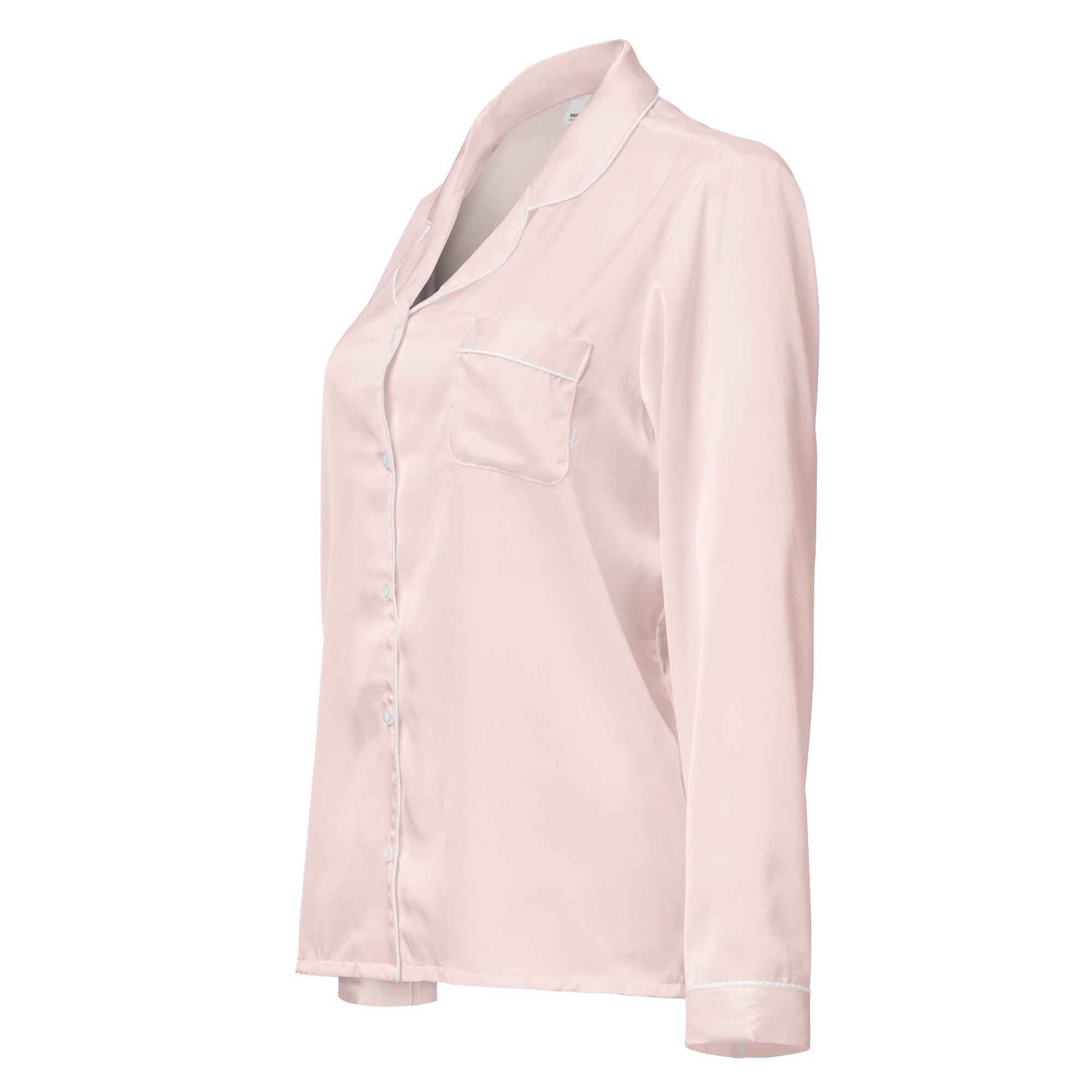 Women's Long Sleeve Pajama Top Pink - Comfortable Sleepwear 