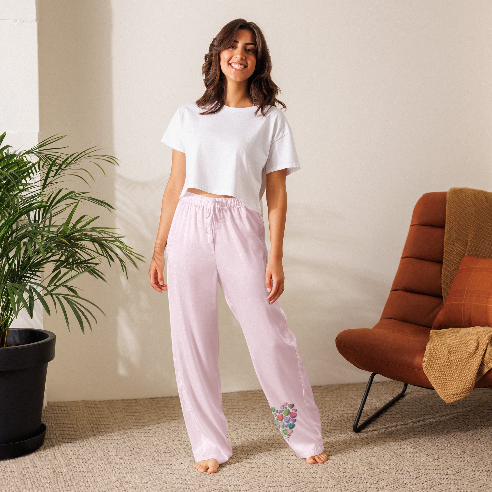 Pink Pajama Pants - Women's Comfortable Sleepwear