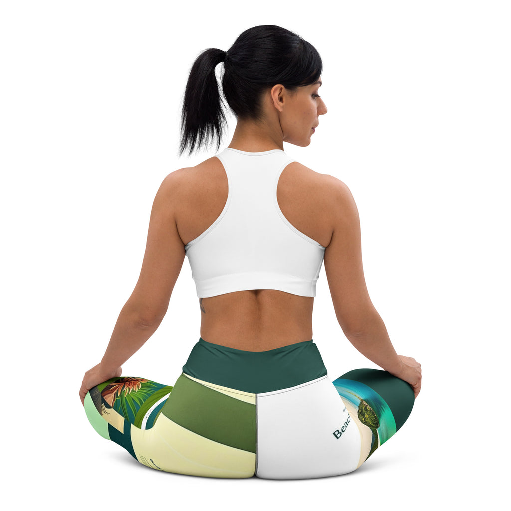 Tropical Yoga Leggings - Vibrant Activewear