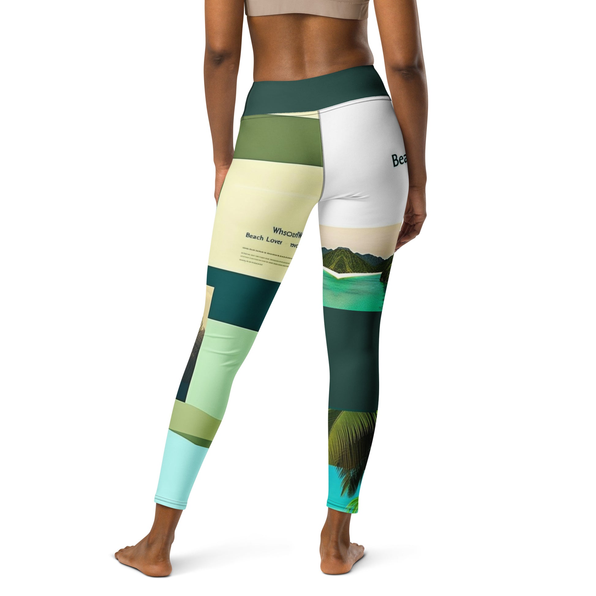 Tropical Yoga Leggings - Vibrant Activewear