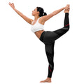 Black & Red Yoga Leggings - Stylish Activewear