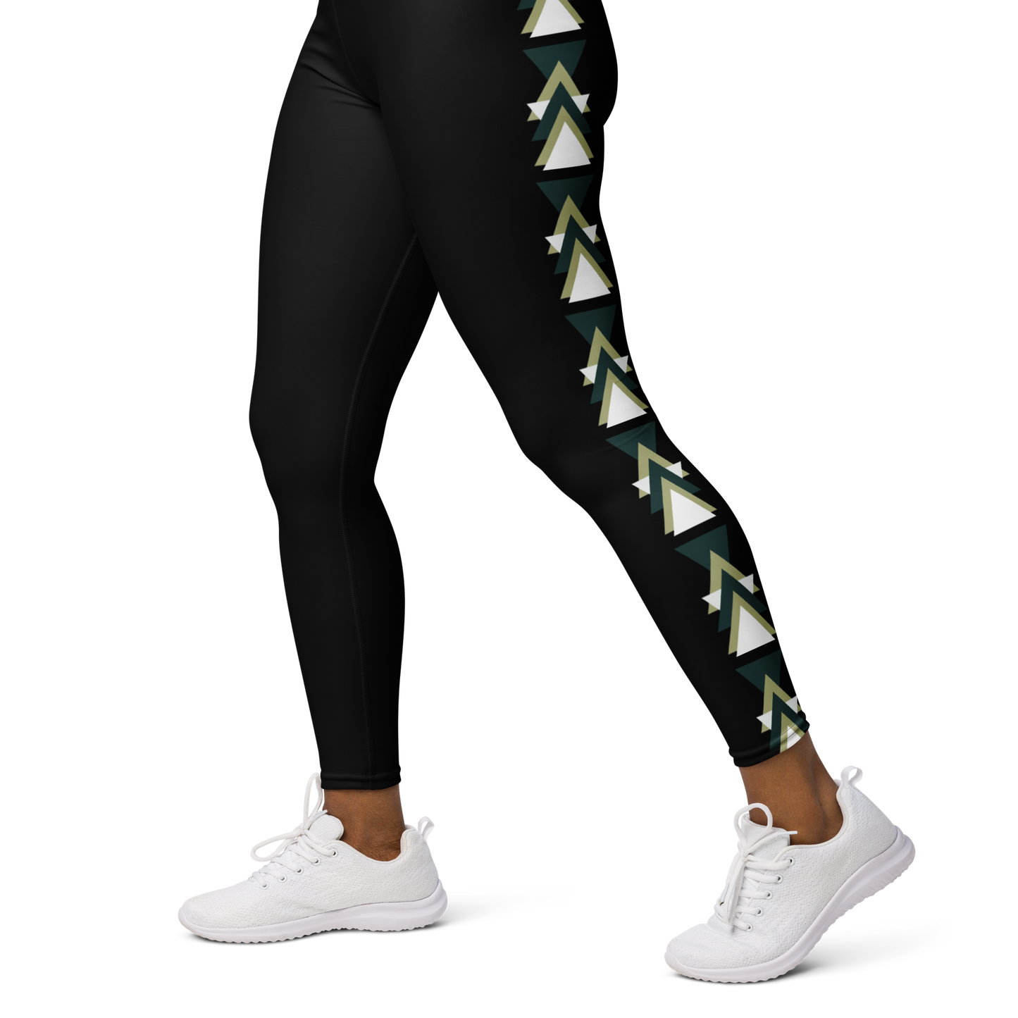 Trojúhelníkové jógové legíny - pohodlné a stylové