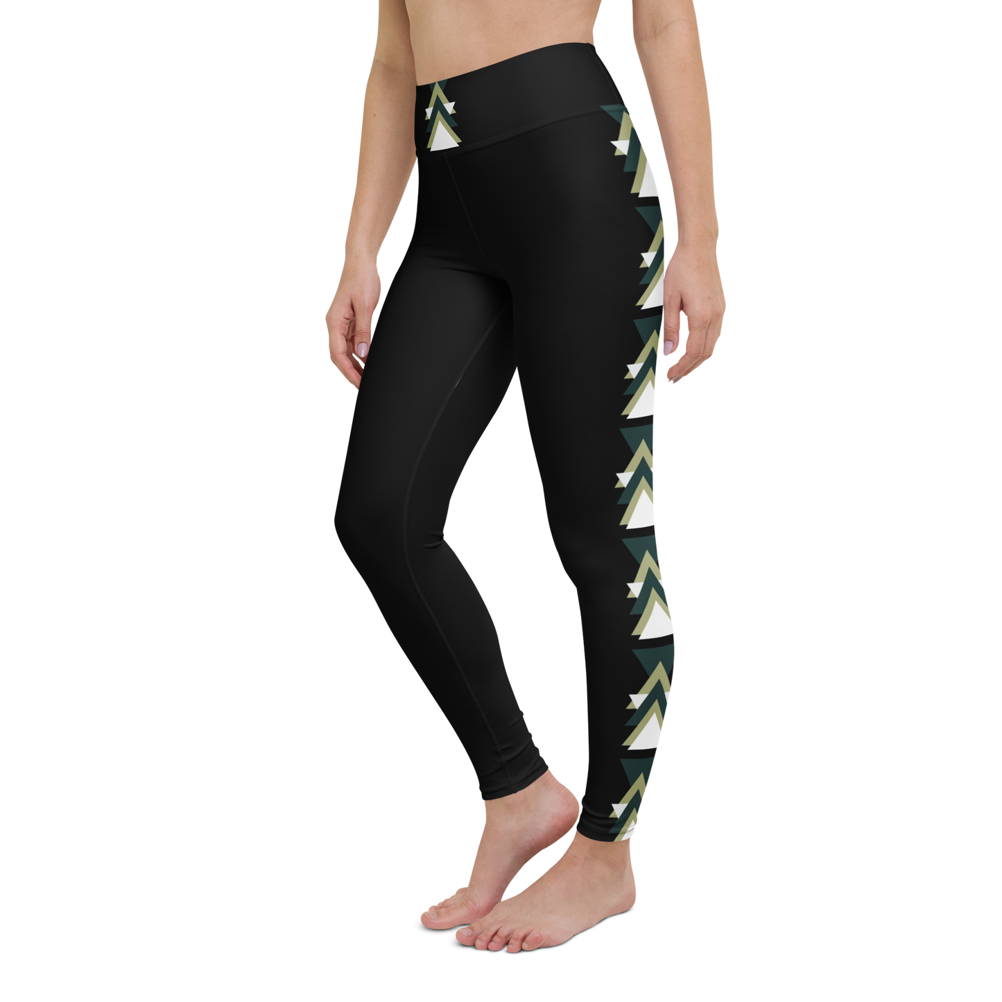 Trojúhelníkové jógové legíny - pohodlné a stylové