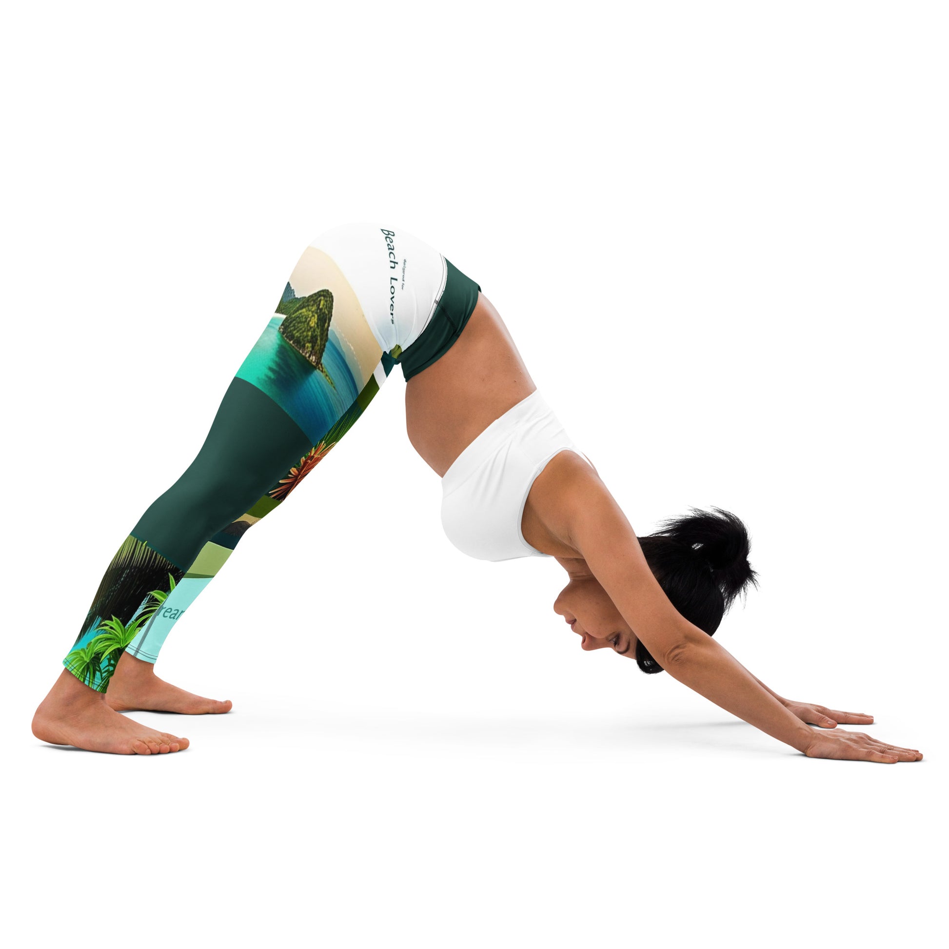 Tropical Yoga Leggings - Vibrant Activewear