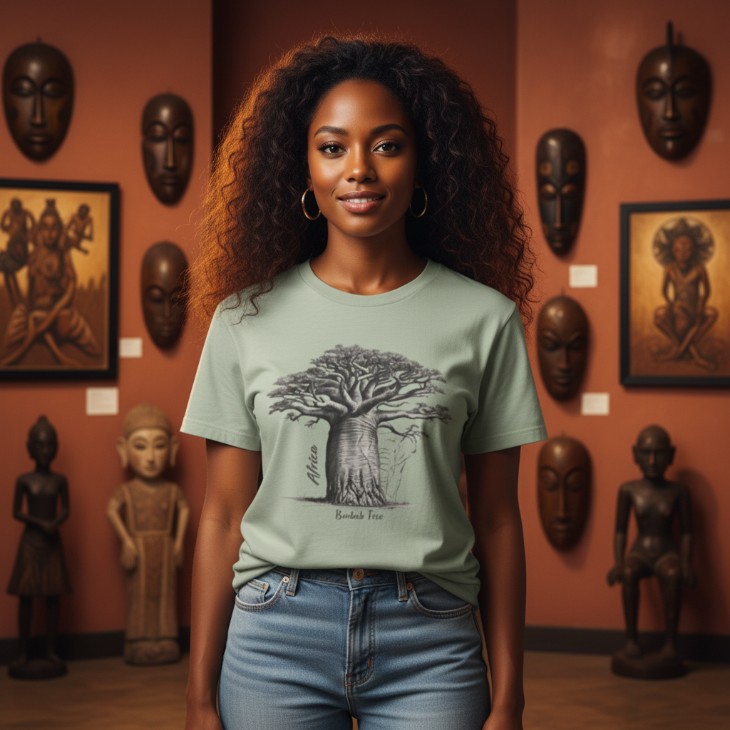 Baobab Tree Heavyweight T-Shirt - Unisex Garment-Dyed Tee