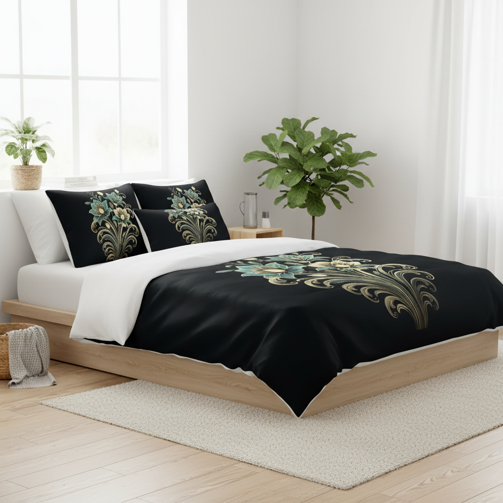 Bright White Scandinavian Bedroom