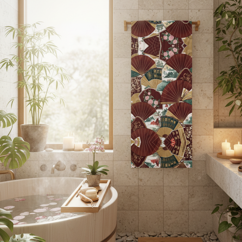 Complete Beach Towel in Spa Setting