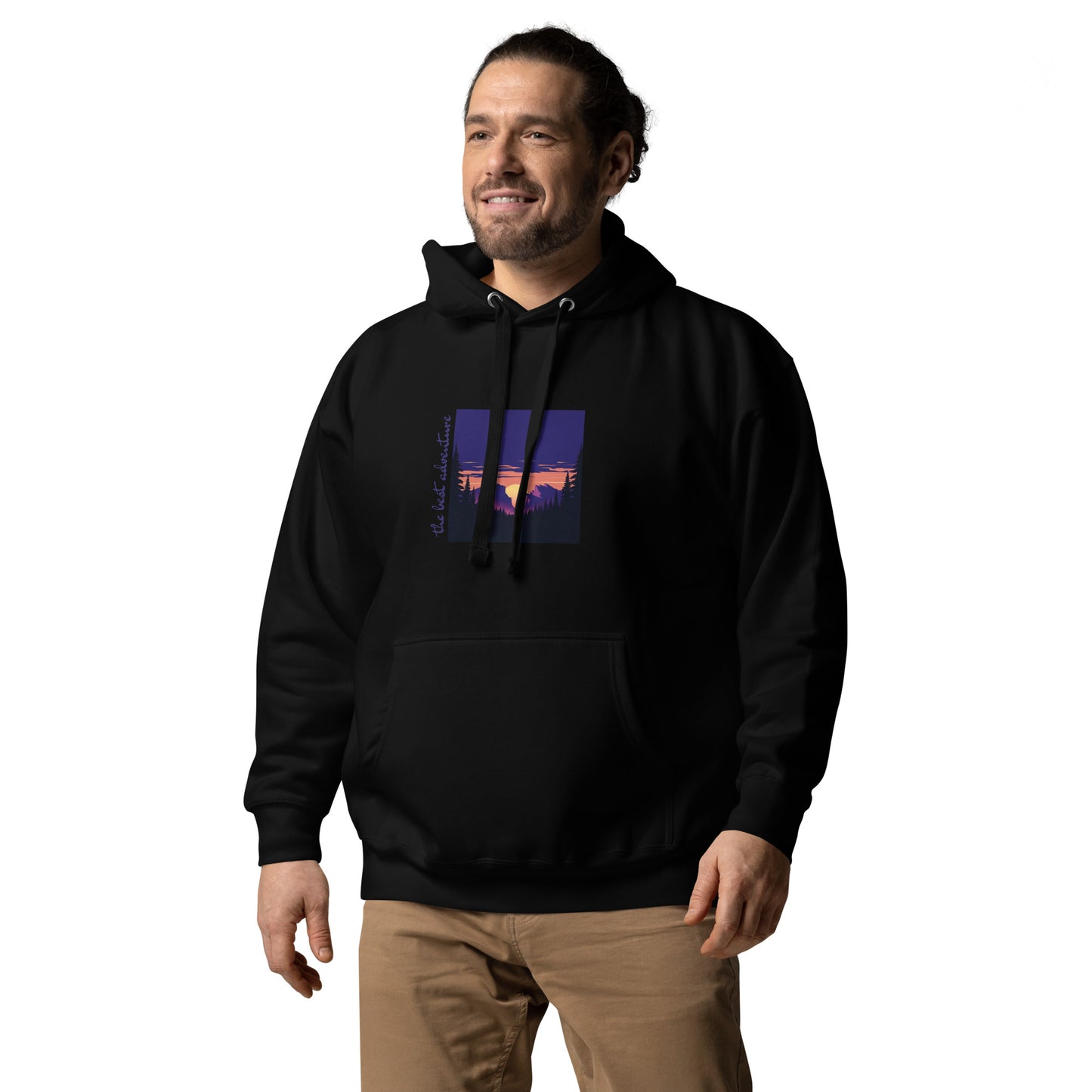 Night Landscape Unisex Hoodie - Premium Scenic Sweatshirt