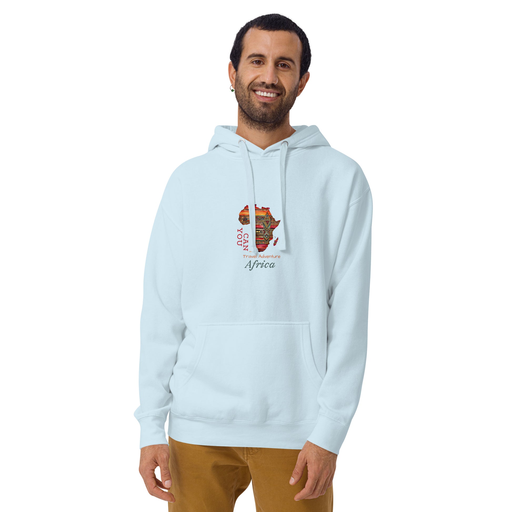 Africa Unisex Hoodie - African Design Hooded Sweatshirt