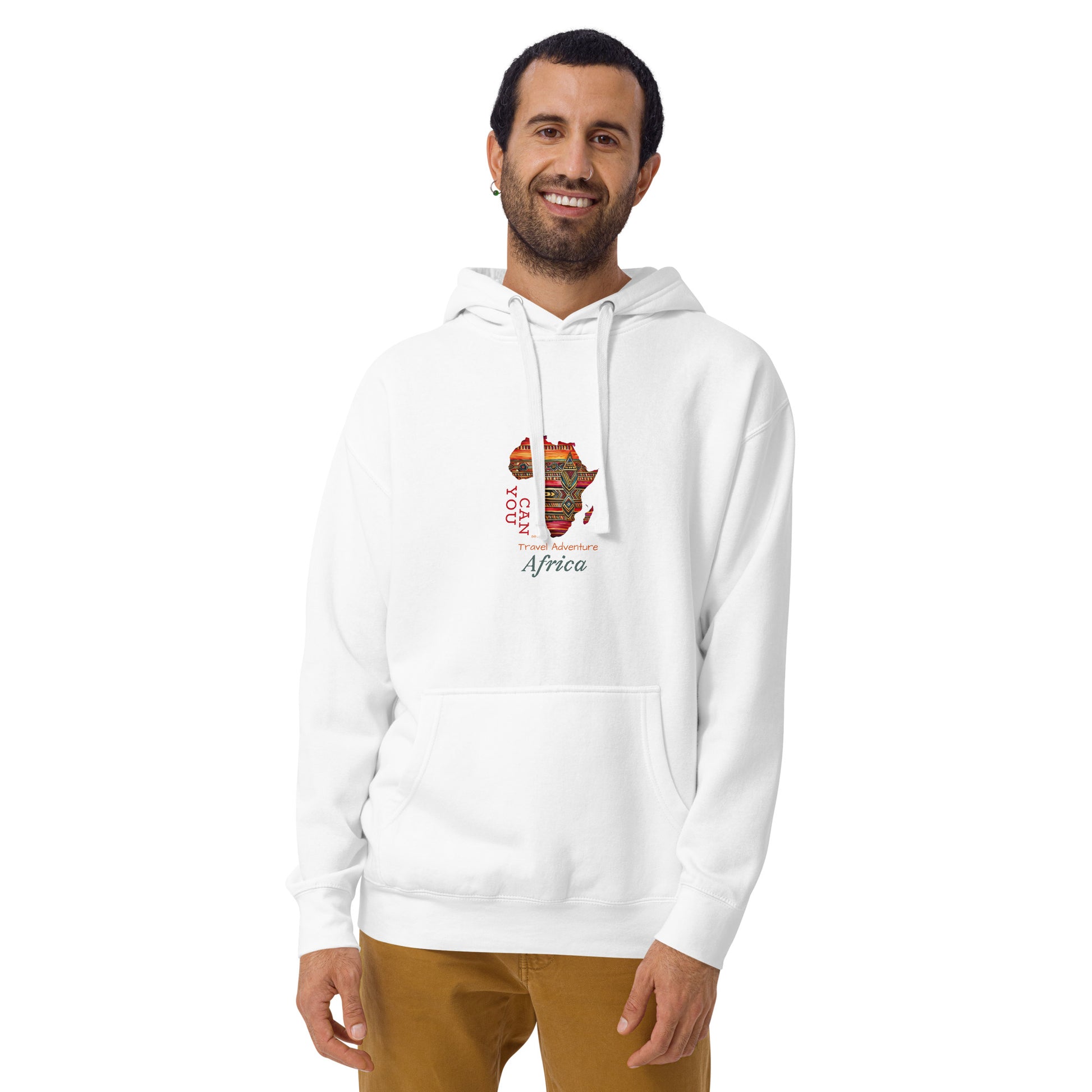 Africa Unisex Hoodie - African Design Hooded Sweatshirt