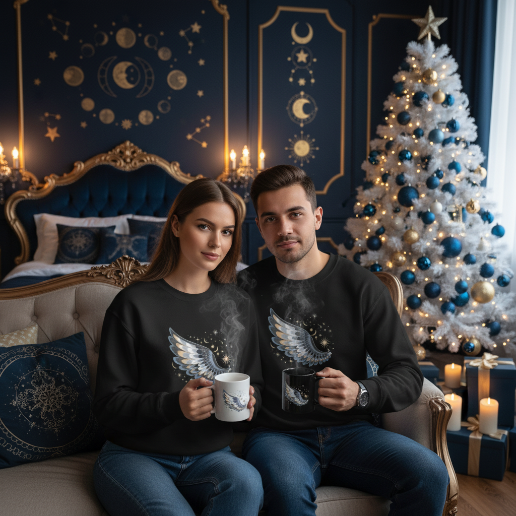 Unisex Sweatshirt Night Wing