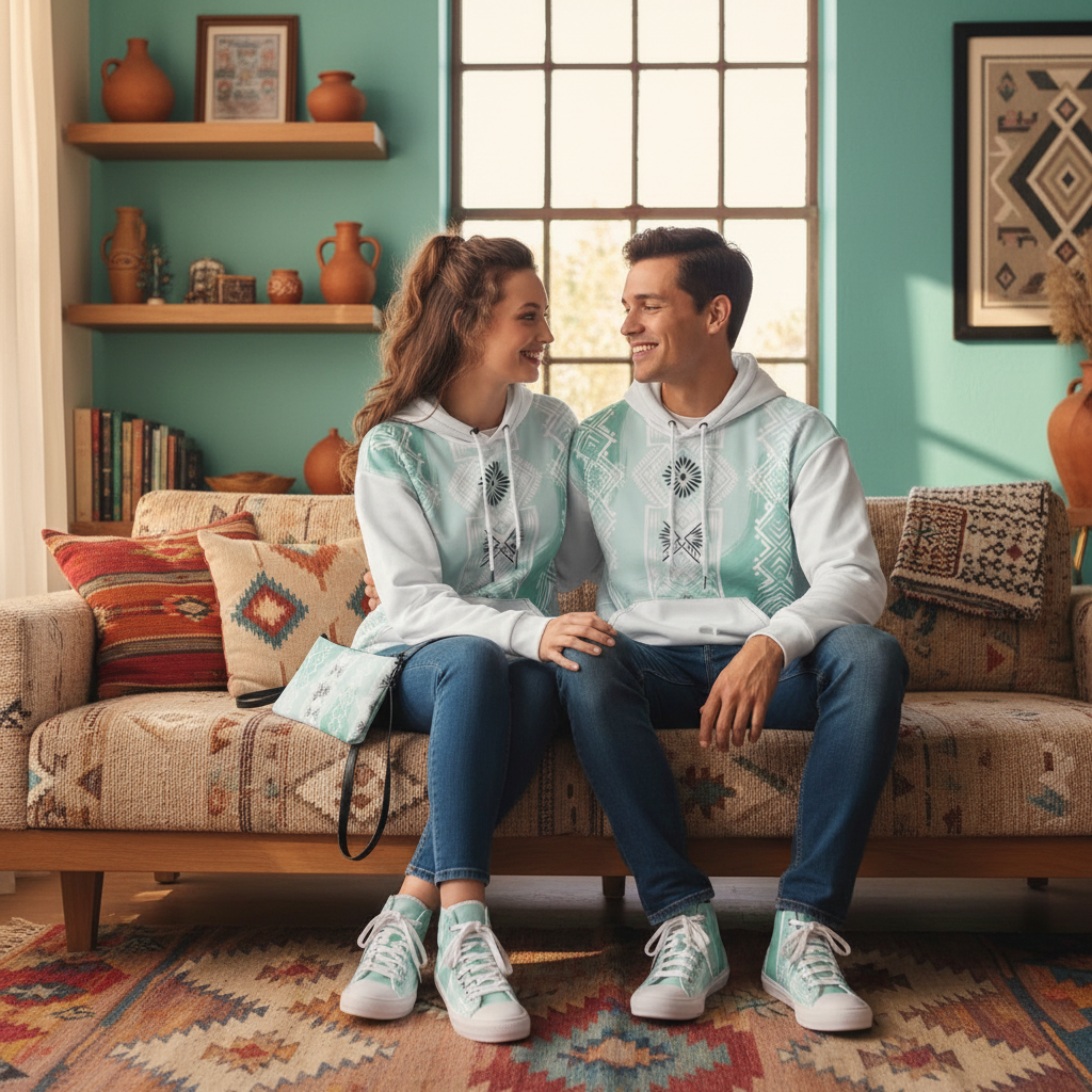 Tribal Pattern Unisex Hoodie