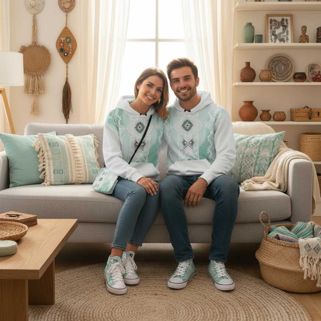 Tribal Pattern Unisex Hoodie