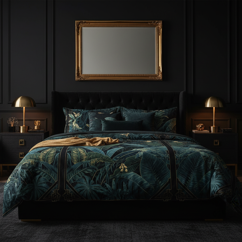 Dark Glamour Bedroom
