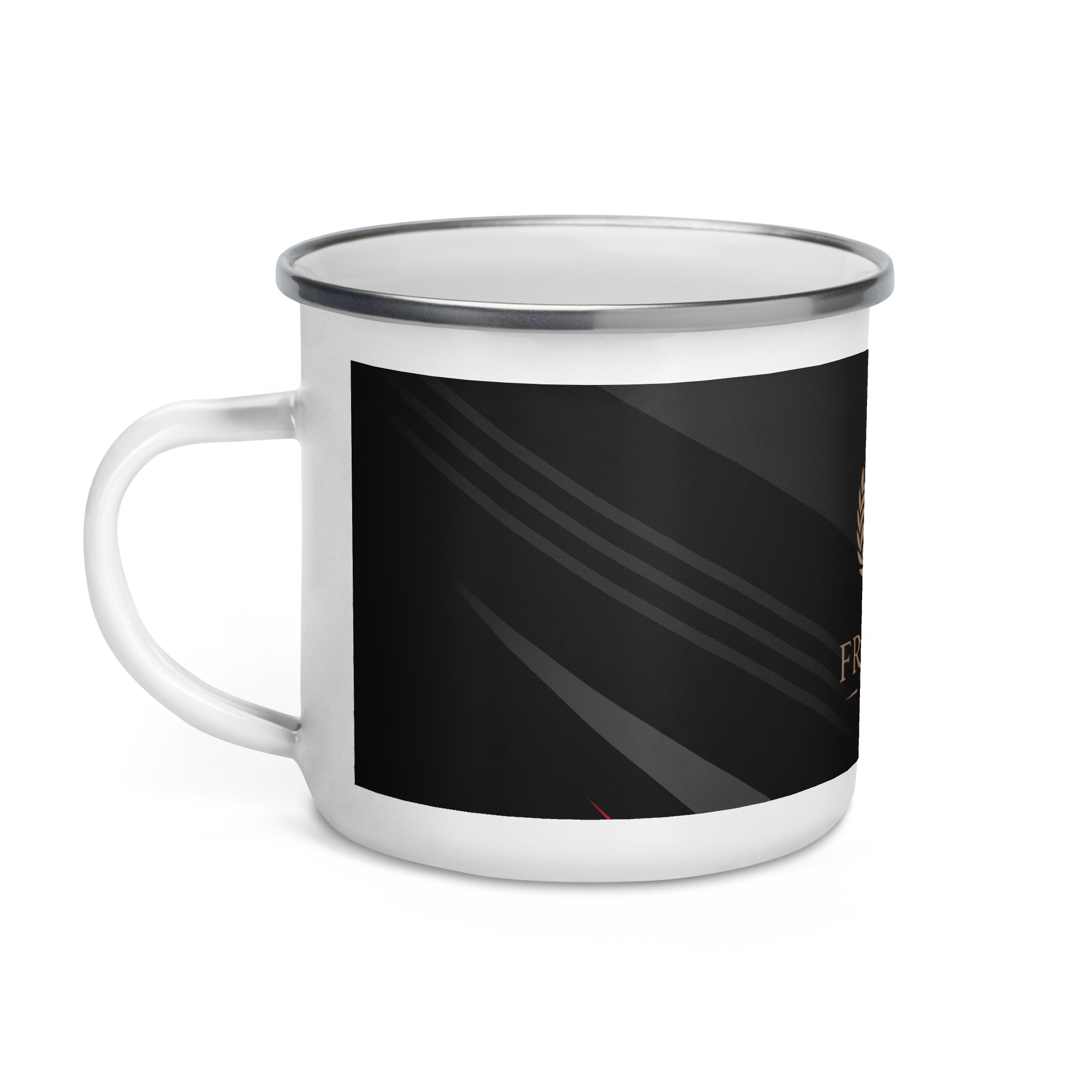  Freedom Travel Enamel Mug - Durable Camping Coffee Cup