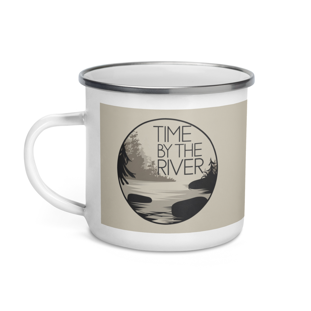 Enamel Mug Time by the River