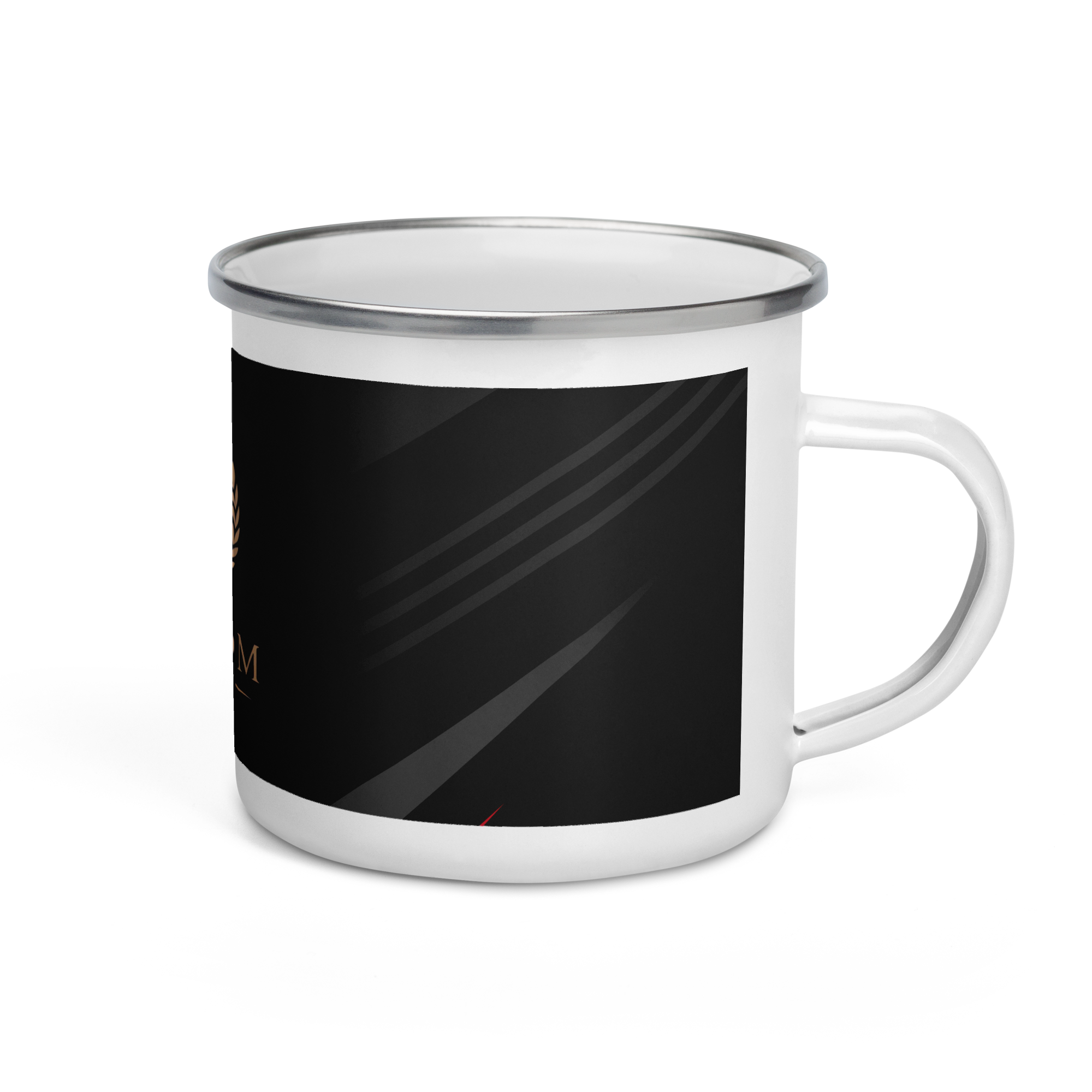  Freedom Travel Enamel Mug - Durable Camping Coffee Cup