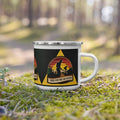 Treasure Hunter Enamel Mug - Adventure Coffee Cup