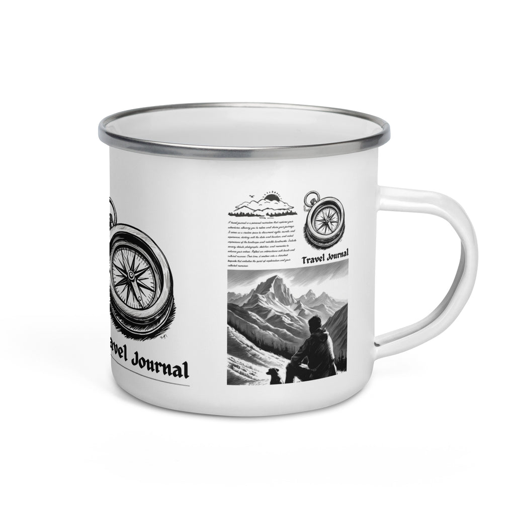  Mountains Enamel Mug - Outdoor Camping Coffee Mug