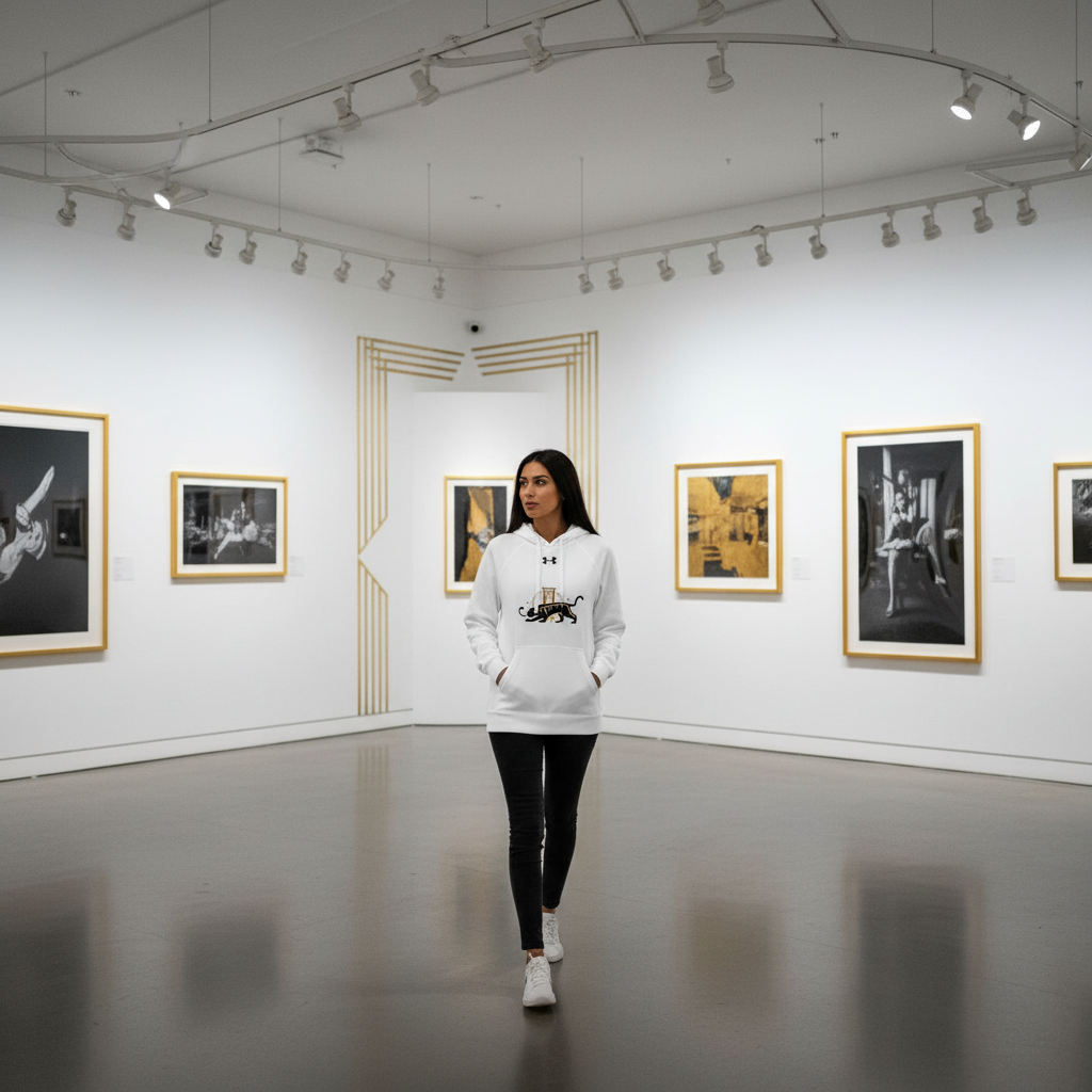 Freedom Hoodie - Modern Art Gallery Chic