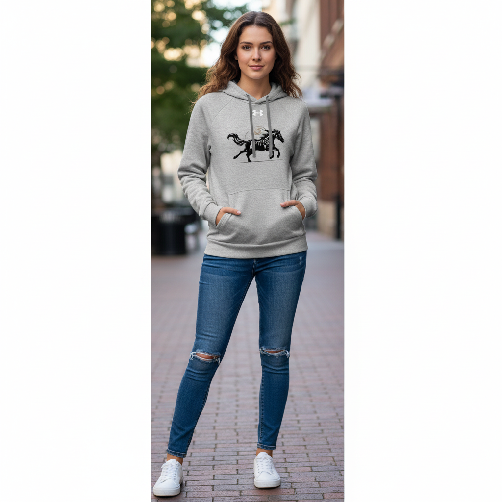 Grey hoodie - outdoor